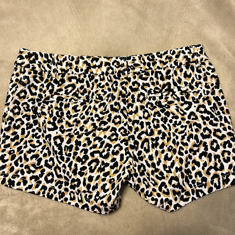 JCrew leopard print shorts - Picture 2 of 3